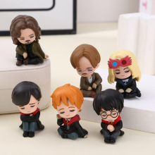 哈利波特手办肩靠肩睡眠系列Q版手办魔法师哈利周边扭蛋玩具摆件