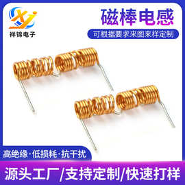 深圳高频磁棒电感 汽车音响分频器电感 空心铜芯电感线圈插件电感