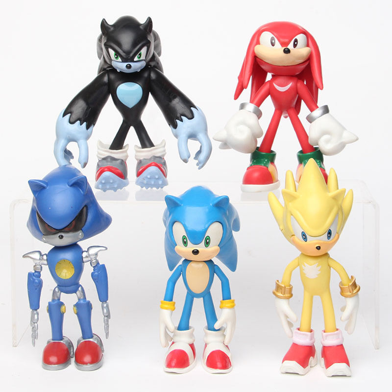 Dibujos animados de dibujos animados transfronterizo Venta caliente Sonic muñeca tarsi aimirose niños muñeca Nak Hedgehog adornos