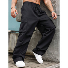 V 51741 Multi-pocket wide-leg cargo pants ��ڴ��������ȹ�װ