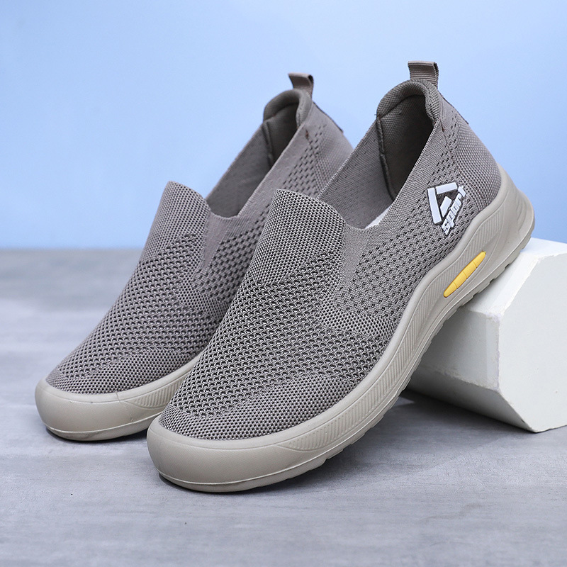 Shoes Men's Comfortable Breathable Thick sneaker Slip-on Soft Sole Lightweight Non-slip Outdoor Shoes for Dad Spring and Autumn New Shoes Men's Comfortable Breathable Thick sneaker Slip-on Soft Sole Lightweight Non-slip Outdoor Shoes for Dad Spring and Autumn New