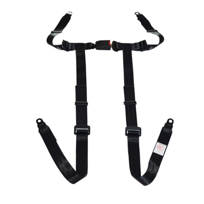 Car seat belt four-point safety belt adult - side-insert-four-point-type-black