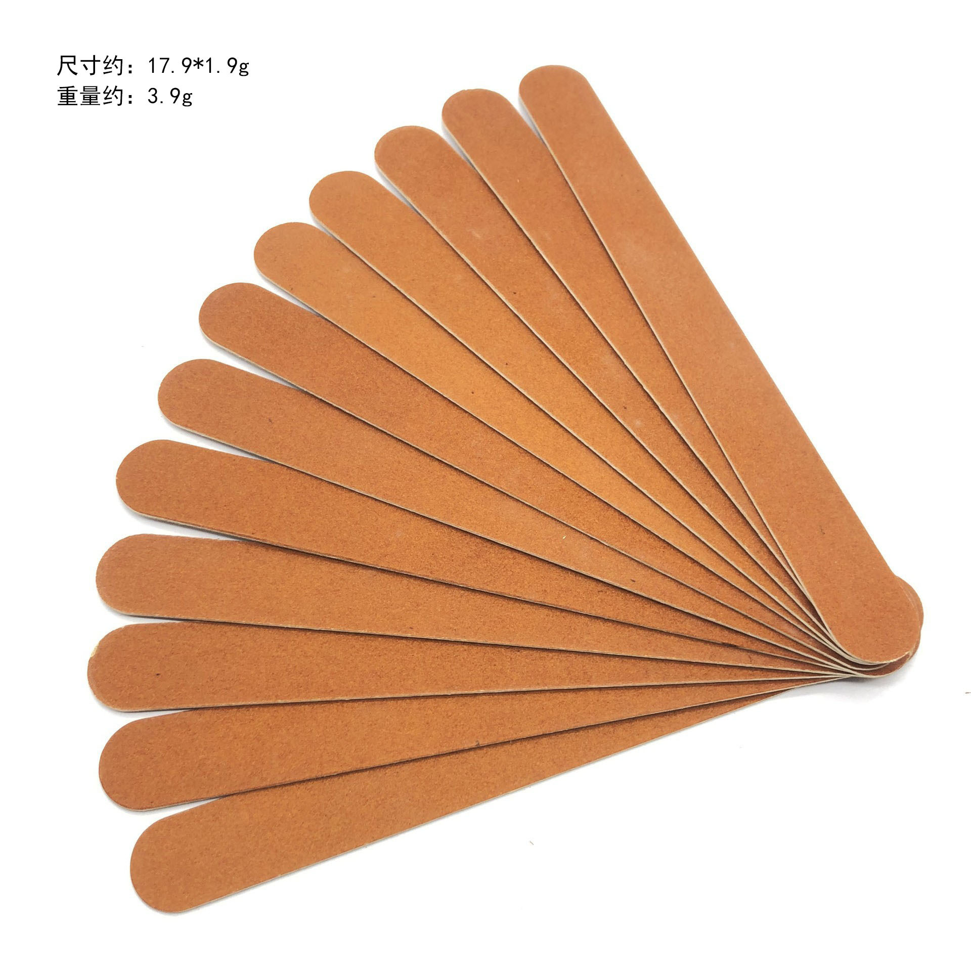 Piezas de madera ultrafinas frotando las uñas reales de manicurista de arena de manicuras archivos de uñas de arena fina de reparación lateral herramientas de manicuras