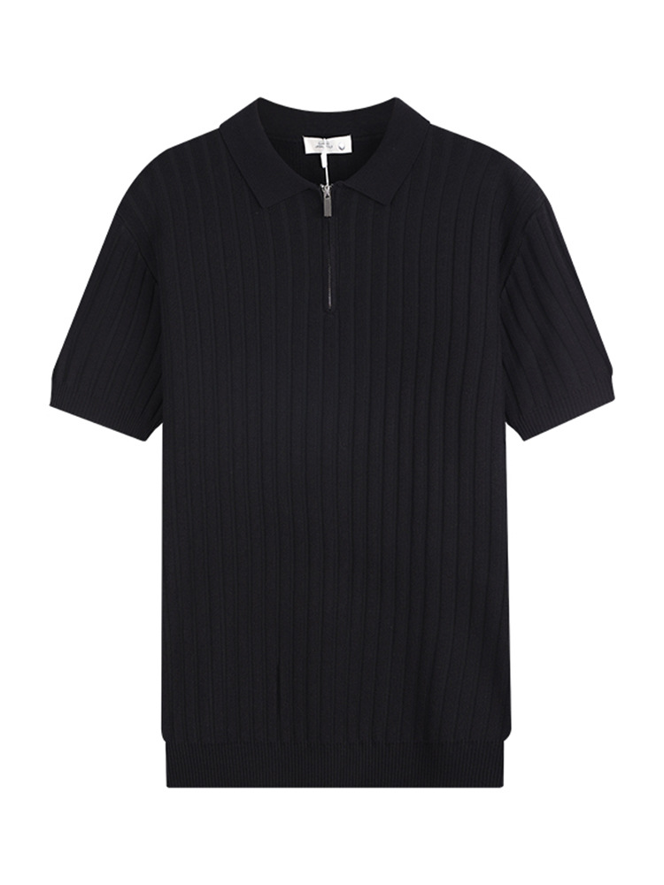 Camiseta de polo de hombre de alto nivel de seda de hielo secado rápido ropa de hombre Casual Paul sensación camiseta de polo de mangas cortas sensación de hielo hombre