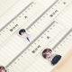 Acrylic ruler wholesale cartoon ruler inspirational advertising Primary School students ruler printing gift advertising ruler formulation