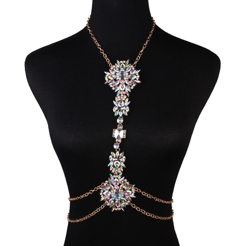 Collar de diamantes para mujer, moda europea