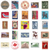 Retro stamps for traveling, sticker, decorations, guitar, suitcase, waterproof box, graffiti, handmade, wholesale