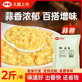 仲景蒜蓉酱蒜泥生蚝烧烤料蒜蓉小龙虾辣酱烧烤火锅蘸料商用烤肉