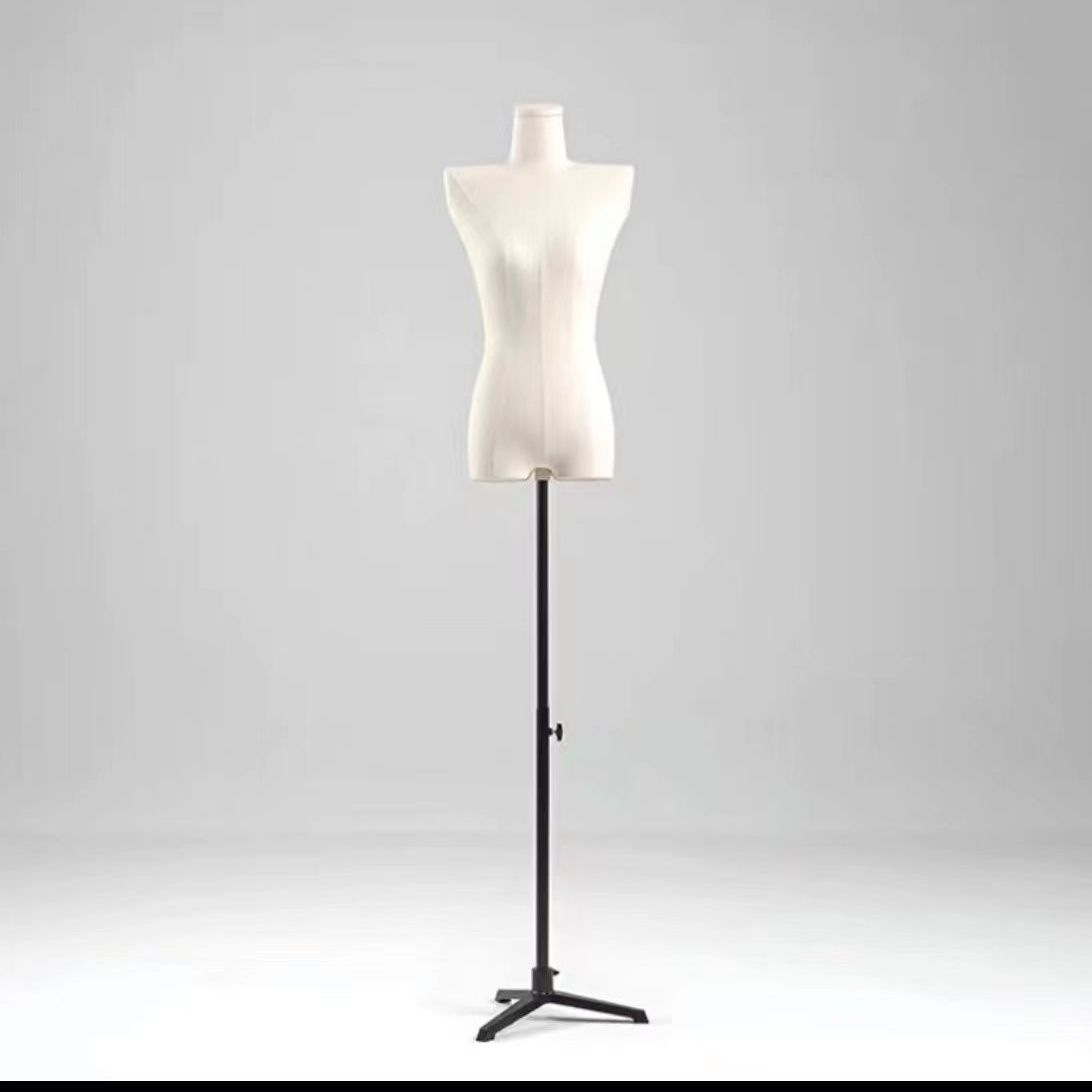 Modelo de busto femenino accesorios hombros planos estante de ropa de estilo coreano estante de ventana maniquí estante de exhibición de cuerpo humano