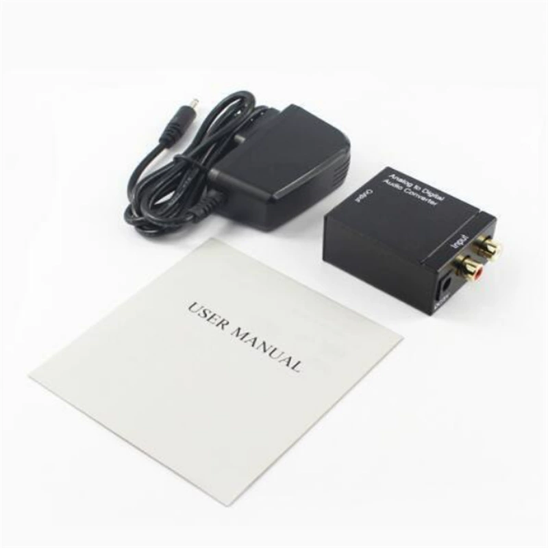 Audio simulation to coaxial digital signal decoder RCA Lotus head conversion Analog to digital