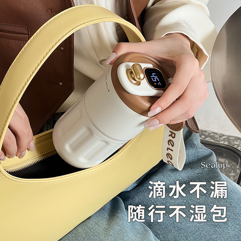 Nuevo biológico 316 taza de vacío de acero inoxidable portátil taza de vacío de café