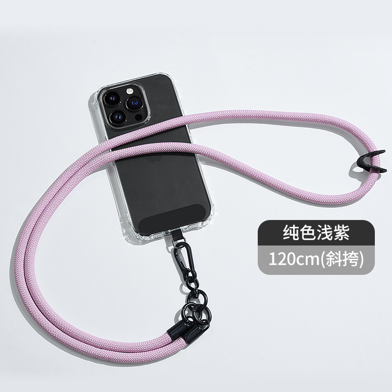 Cordón de teléfono móvil al por mayor crossbody ajustable avanzado Halter muñeca tejida Sling back clip caja del teléfono móvil correa de cordón