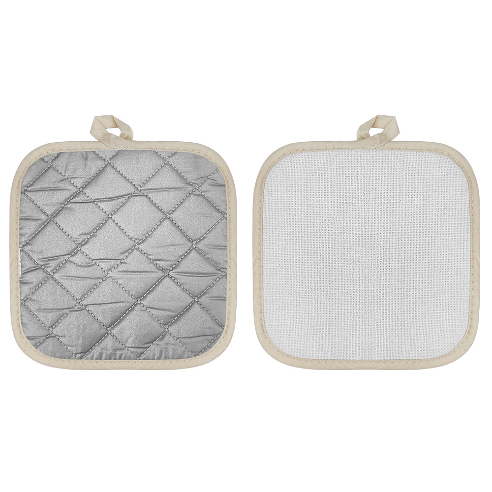 Alfombrilla aislante de algodón y lino para el hogar, antideslizante, decorativa para mesa, para cuencos, material de venta al por mayor directo de fábrica