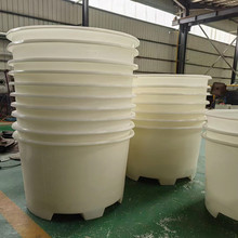 叉车桶加厚牛筋塑料圆桶食品级腌制酿酒发酵水桶染布厂周转桶PE桶