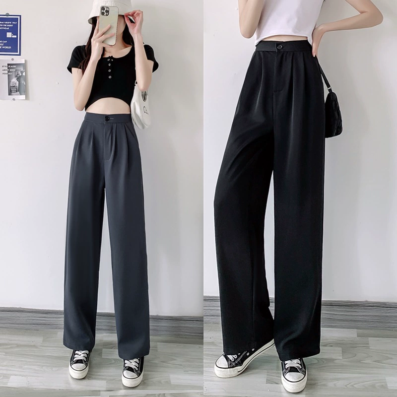 200 кг 300 кг пухлые провисающие узкие брюки для девочек тонкие очень большие широкие брюки весна и лето промежность широкие штанины толстые