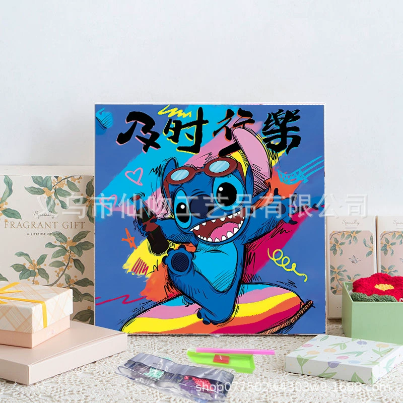 Алмазная мозаика 20×20 см, детская анимационная панно, полная выкладка, новый стиль, ручная работа DIY, декор для гостиной