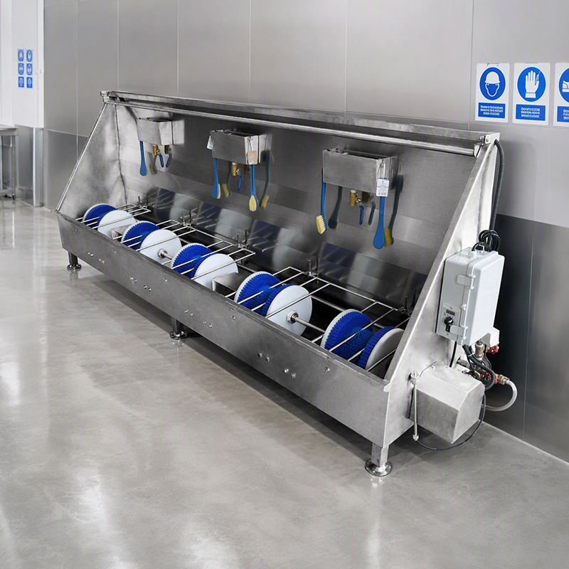 304 stainless steel shoe washer, hands-free, fully automatic, for use in hospitals, laboratories, and food workshops