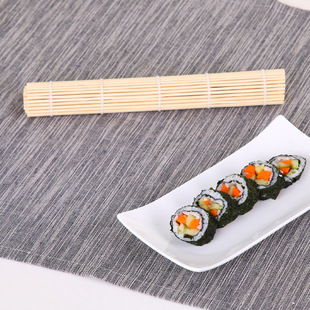 Independent packaging seaweed rice white leather bamboo curtain hand-woven Japanese tool commercial sushi mat sushi roll curtain
