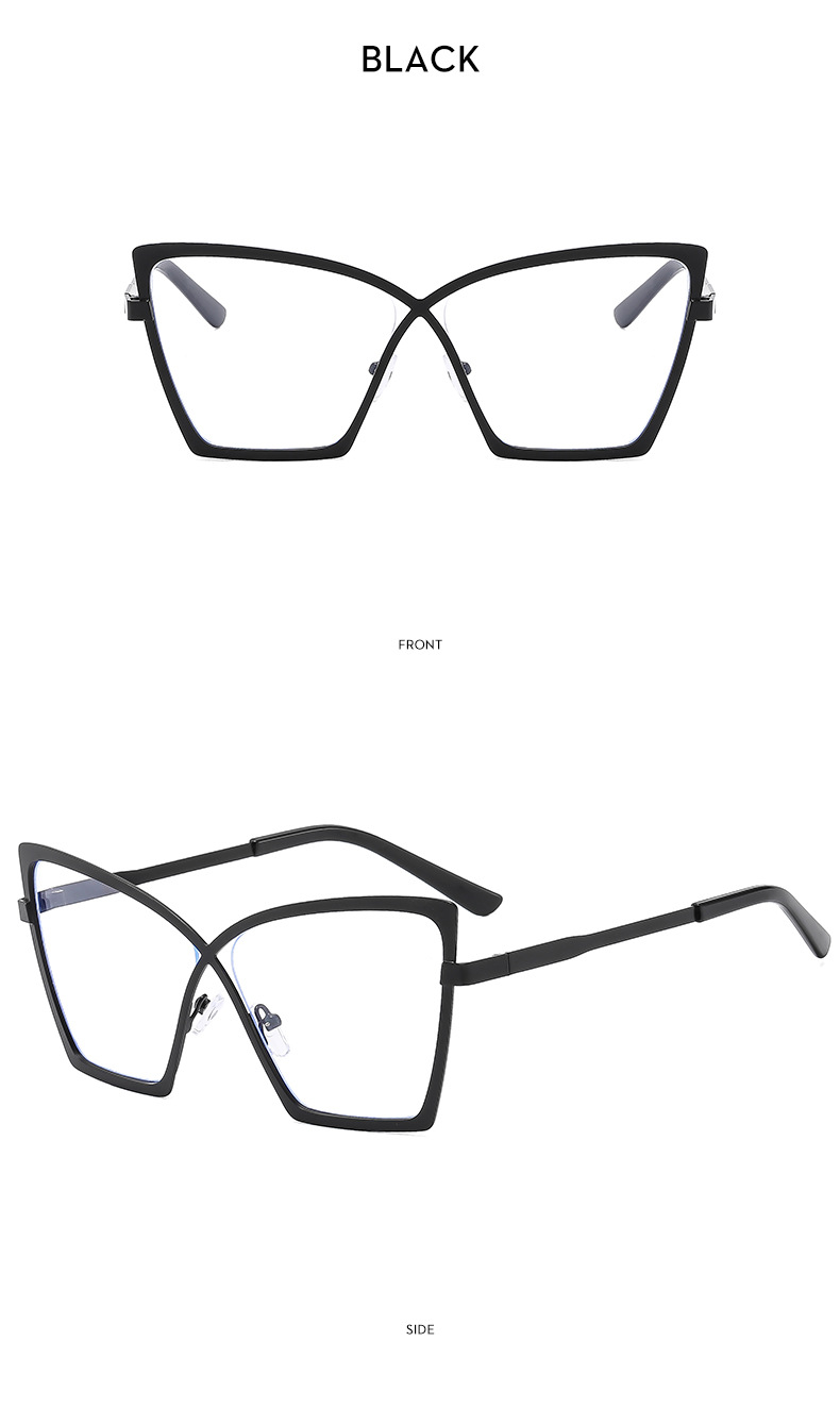 Streetwear Solid Color Ac UV400 Protection cat viene Eye Full Frame Women's Sunglasses display picture 17