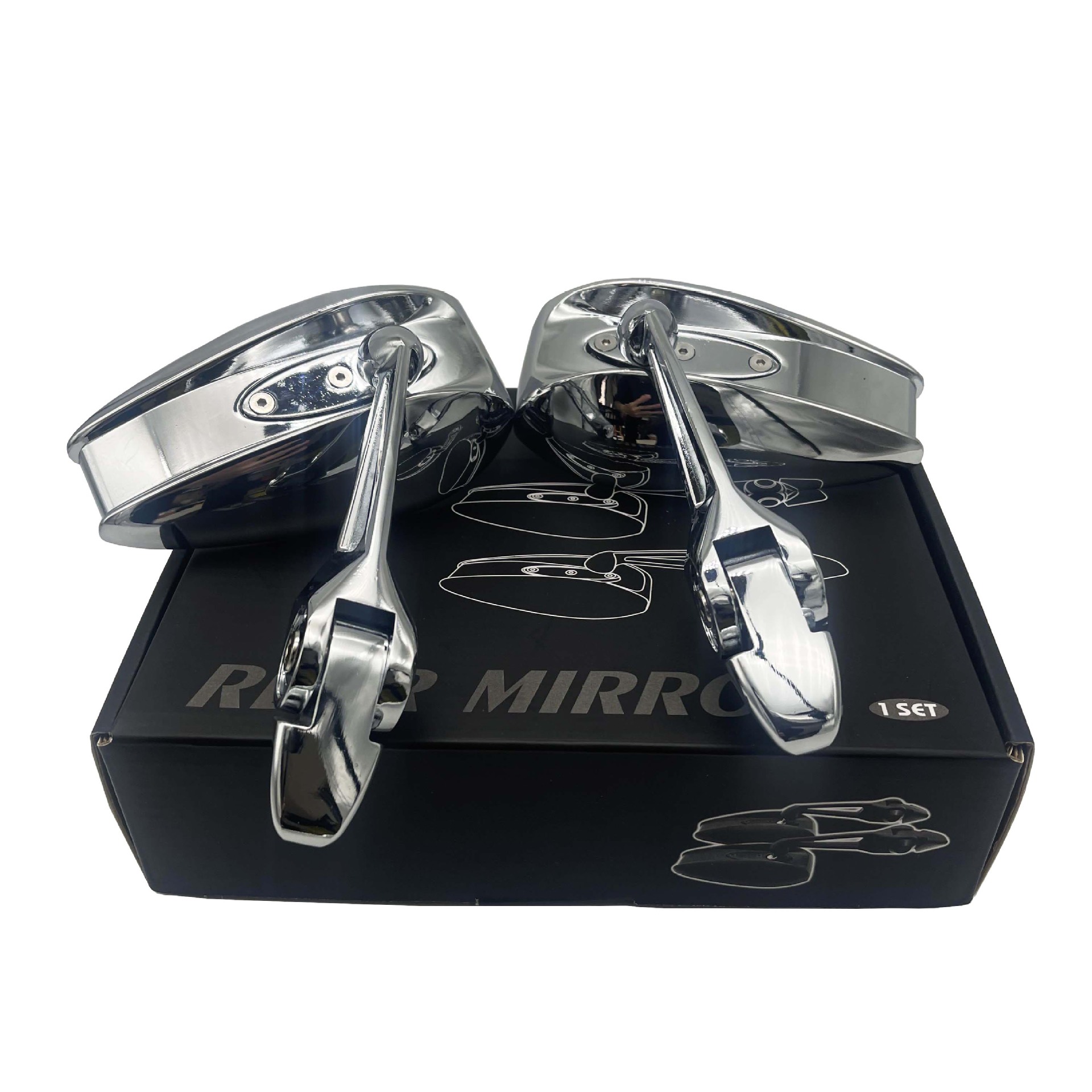 Suitable for Aos4 Electric Vehicle Motorcycle Pedal Rearview Mirror No. 9 Taibell Yadi Extreme Core Maverick No. 9 Aluminum Alloy