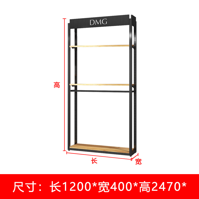 Expositor de ropa para tienda, perchero colgante, expositor de ropa de pie para centro comercial, estante para ropa de hombre, vitrina moderna.