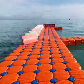 钓鱼平台水上浮筒塑料浮桶浮箱游艇龙舟码头摩托艇泊位