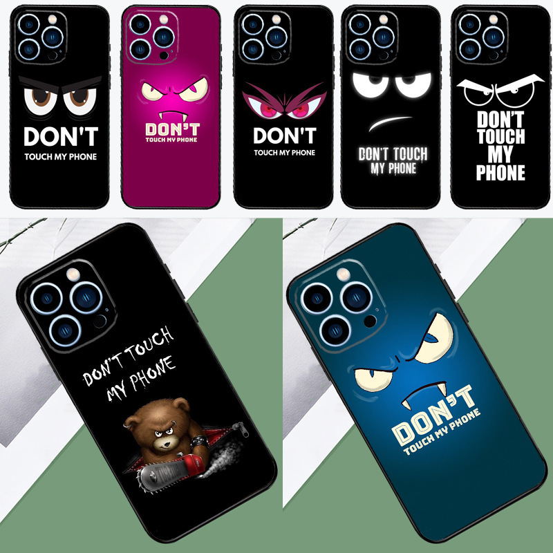 For Apple mobile phone case do not touch my iPhone 15 mobile phone case 14 Pro Max mobile phone case 15 11