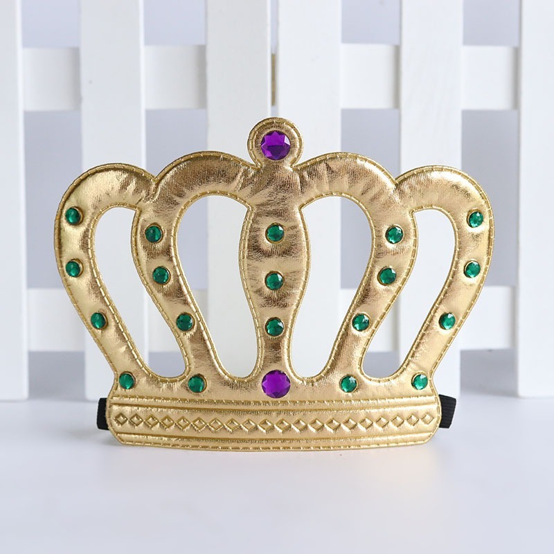 Kungakrona för barnkalas och cosplay kostym accessoar_voghion.com