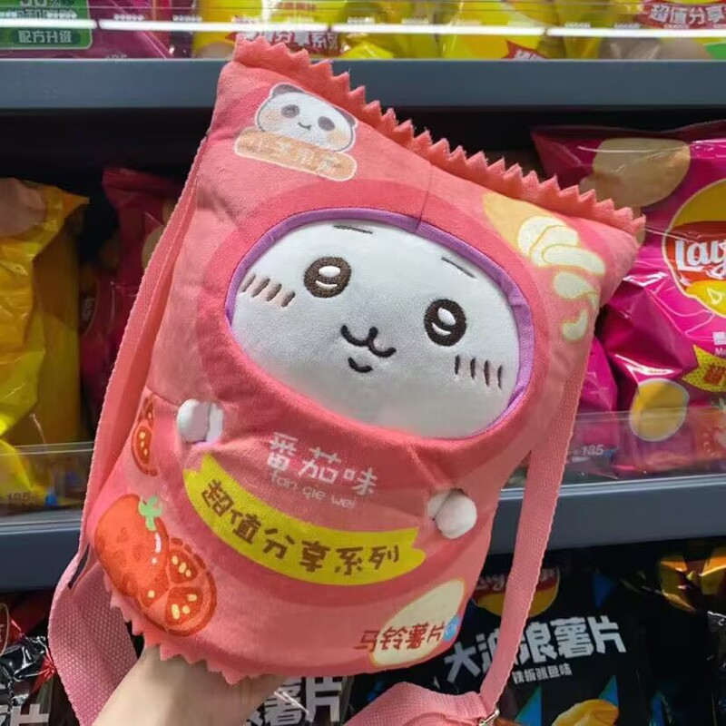 吉伊卡哇chiikawa玩偶乌萨奇公仔小八毛绒玩具薯片包包情人节礼物|undefined