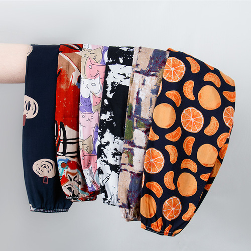 Summer new style casual pants children's cotton silk mosquito-proof pants for toddlers and preschoolers air-conditioning pants for boys and girls lantern pants harem pants