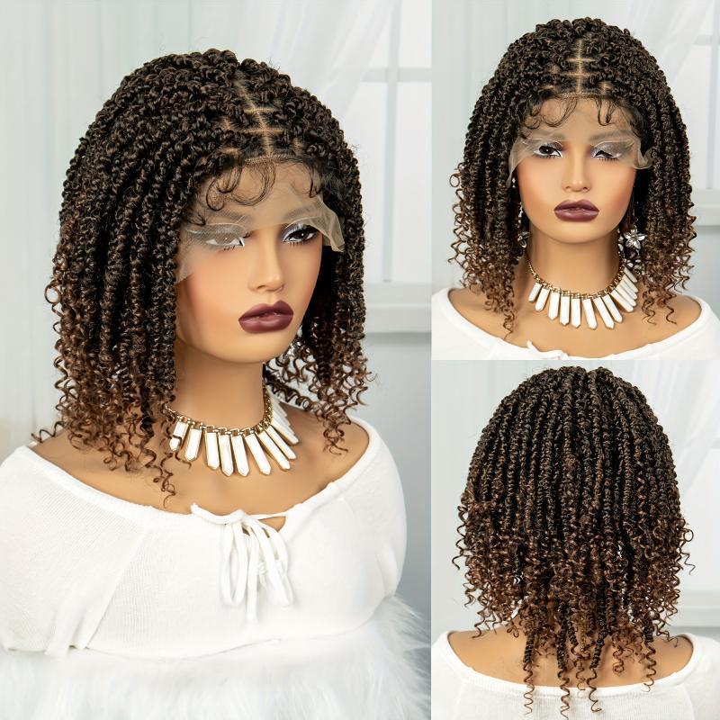X576 AliExpress nuevo transfronterizo otras pelucas 14 damas trenzas de pelo corto