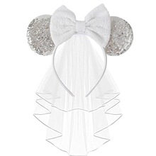 N 47229 Sparkle Bow Headband ��Ƭ�����ᷢ�� �羳����ѷŷ����