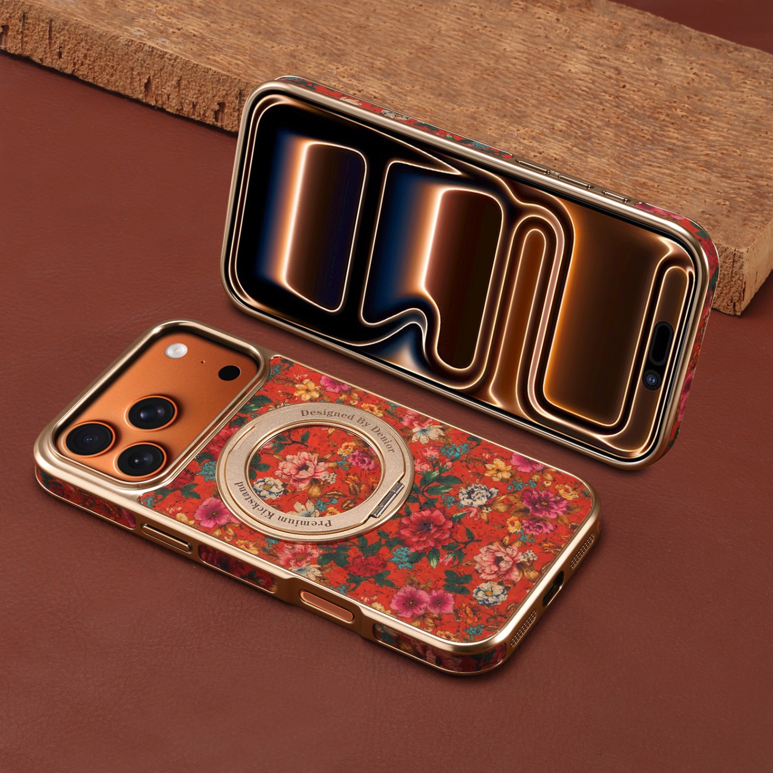 iPhone17 Denior – O'rta yer dengizining sifatli bo'ronini his eting. Klassik gulli dizaynga ega magnitli iPhone 17 g'ilofi.