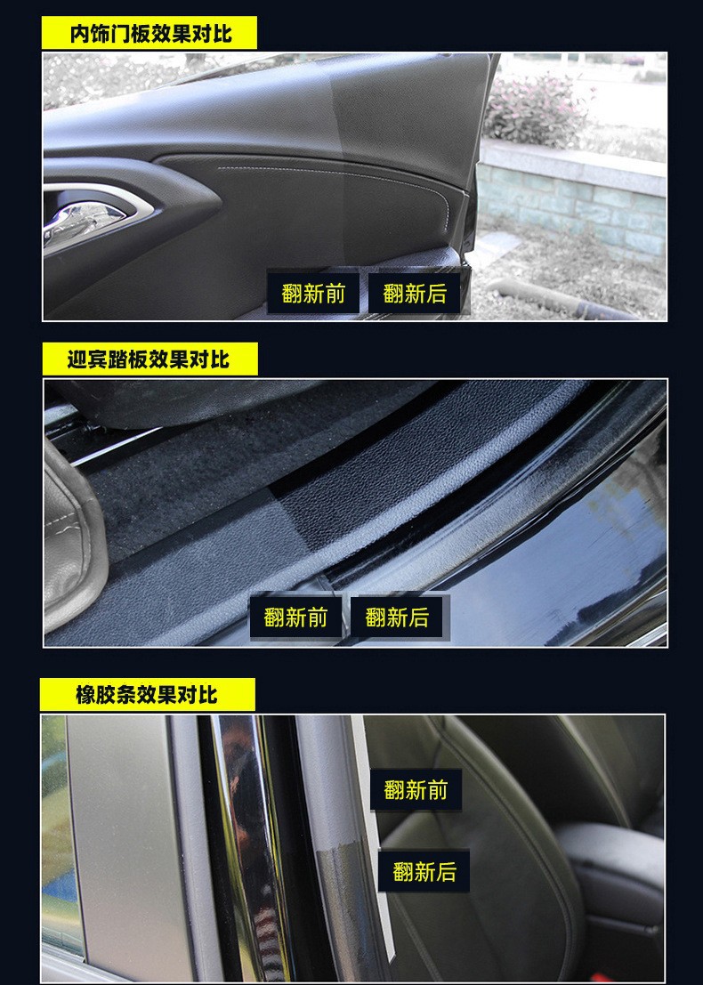 Dashboard Wax for Cars, Dashboard Plastic Refurbishment Agent, Interior Maintenance Spray Wax, One Box, Fragrance Type, Oem