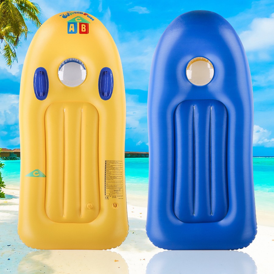 Factory Direct Sales Inflatable Kidsren's Surfboard Environmentally Friendly Pvc Outdoor Water Play Swimming Ring Water Ski Surfboard