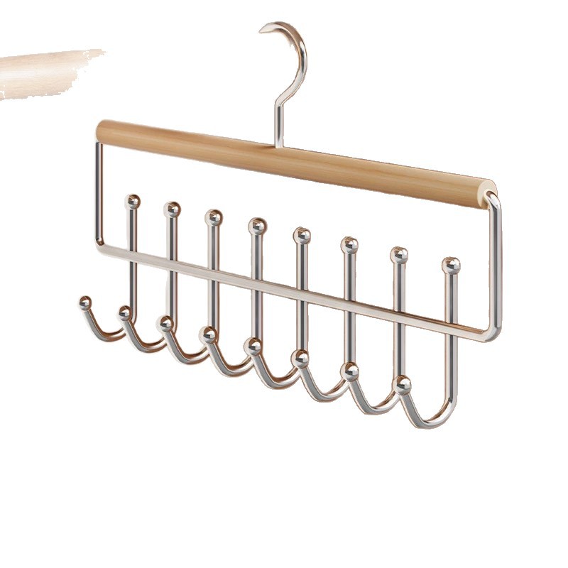 Percha de honda Dormitorio doméstico multifuncional Ropa interior Chaleco Colgante Ahorro de espacio Gancho antideslizante sin costuras