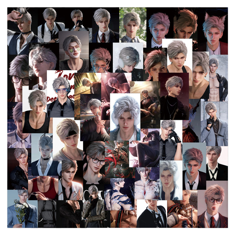 80 New Qin Che Photo Graffiti Stickers to Decorate Refrigerator Mobile Phone Skateboard Waterproof DIY Stickers Manufacturer Wholesale