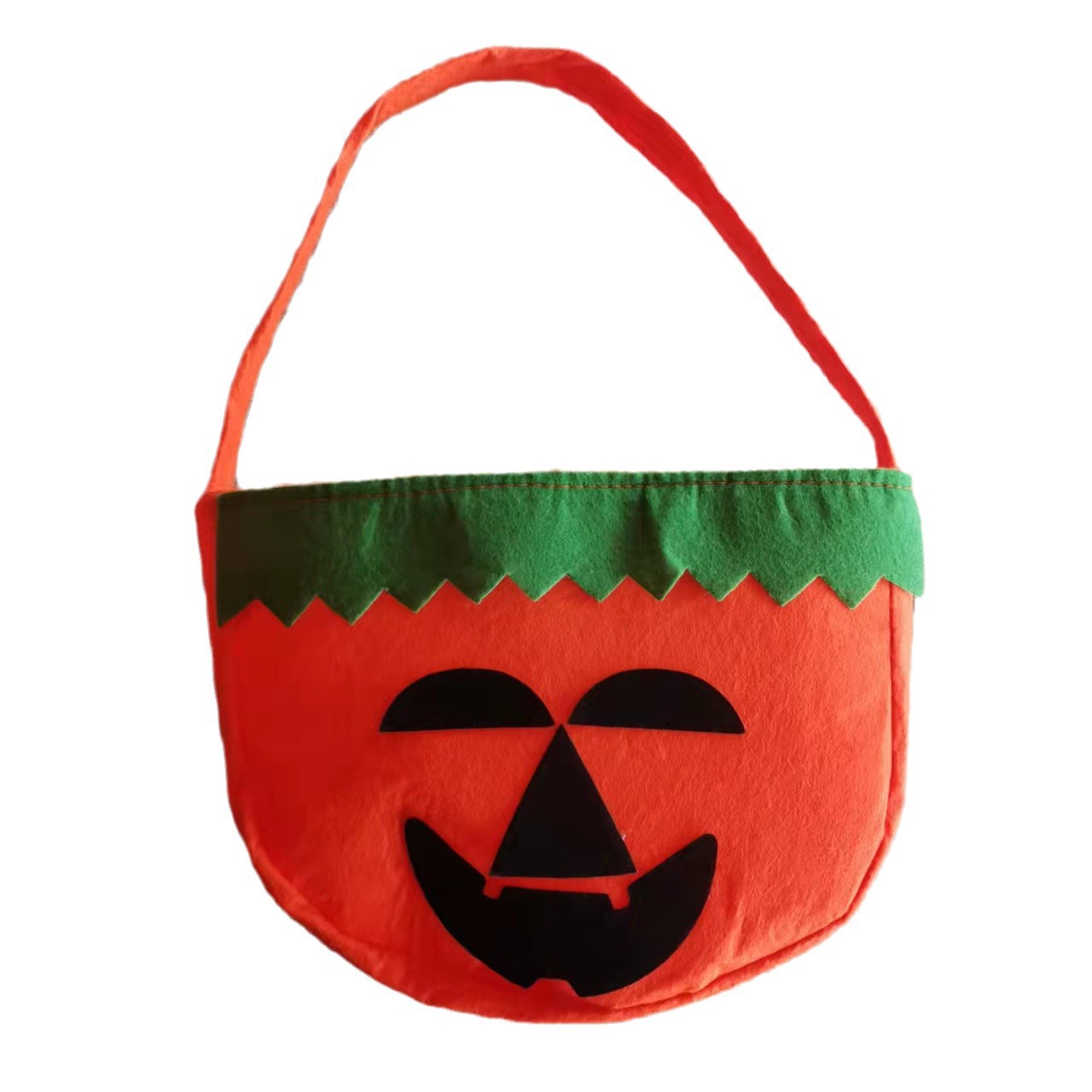 Halloween no tejido portátil bolsas de calabaza estereoscópicas bolsas de regalo dulces para niños espectáculo prop decorativo atmósfera