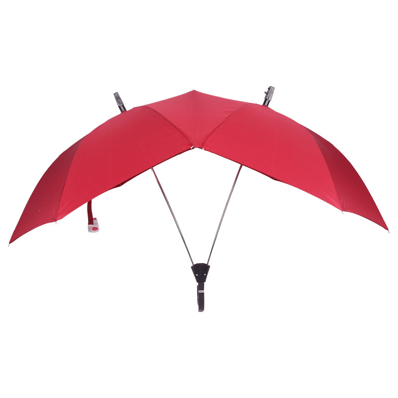 Paraguas automático doble, diseño patentado, apertura rápida, venta al por mayor transfronteriza
