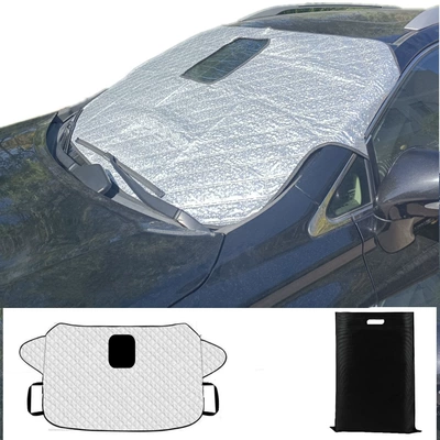 Car snow cover winter windshield snow cover thickened cotton antifreeze snow cover Korean version of window PE sunshade