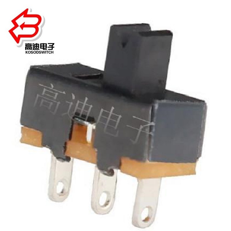 优质三脚滑动开关2档.小型直柄拨动开关2档 小型拨码开关2位三脚
