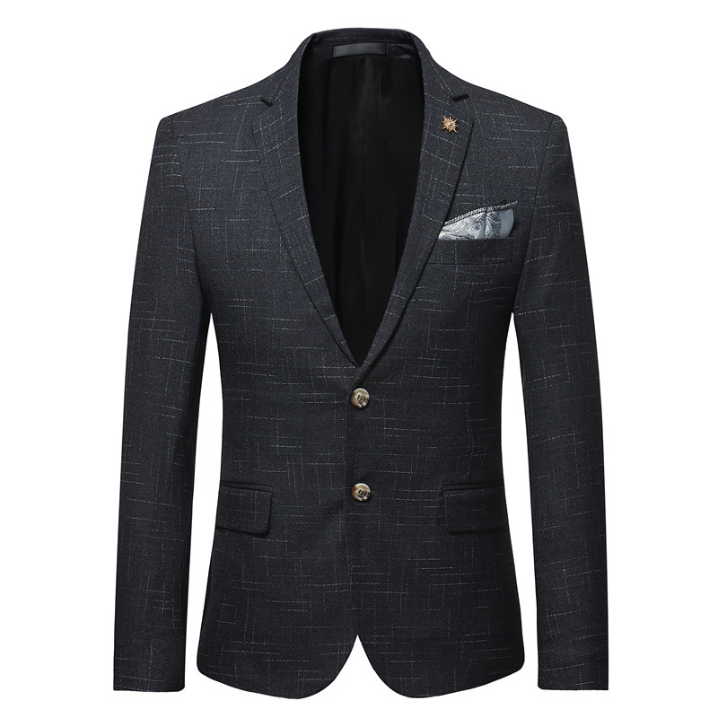Men's Clothing slim fit dark pattern men's two button suit three piece suit spring and autumn style gentleman men's suit vest pants_voghion.com
