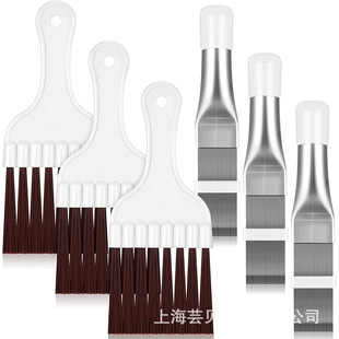 Yunbei plastic air conditioner fin condenser cleaning brush radiator cleaning dust removal combing tool red handle