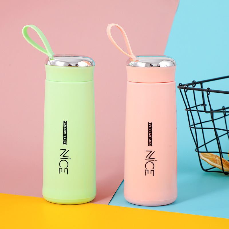 批发奈斯杯水杯玻璃杯nice双层塑玻杯大容量商务印logo广告礼品杯