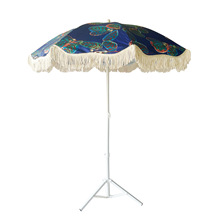 高品質戶外流蘇沙灘傘庭院裝飾遮陽傘少量現貨配同布網袋