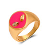 Brand fashionable cream small design ring