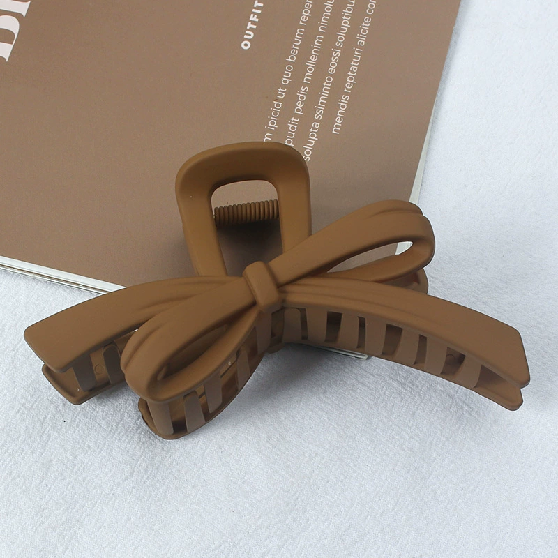 Большая ракушка с бантом, зажим для волос, акула, аксессуар для волос, новая коллекция, простой и элегантный дизайн, яркий запоминающийся стиль, высококлассный стиль