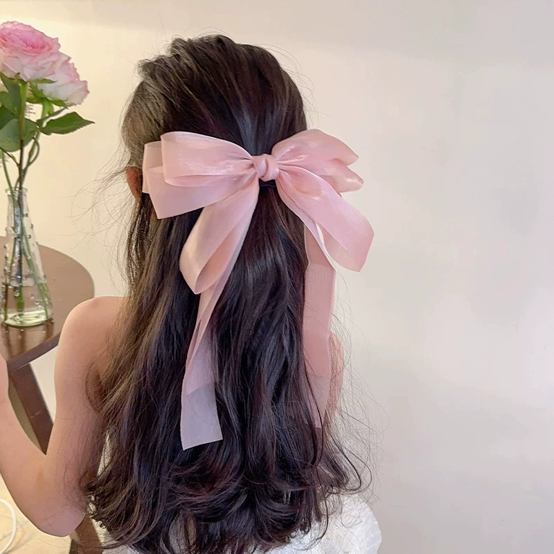 Hairgrip with bow, hairpins, hair accessory, french style