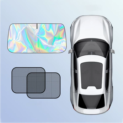 Car Sunshade Cover Privacy | Sun shade - small-mesh-side-block-1-pair