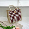 Woven handheld small bag, shoulder bag, autumn, food bag, 2022 collection